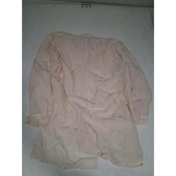 Vtg 90s Womens Plus Size Silk Shirt Lot (2) Red White Size 24 Flowy Oversized - Picture 8 of 8